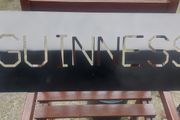 Guinness stencil laser cut steel metal stencil,,make ur own signs ,buyer collects or pays postage thank you, sold as is,heavy duty metal