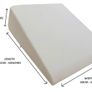 Brand New Orthologics Large Bed Wedge Raised Pillow Acid Reflux Gerd Memory Foam Back Image 3
