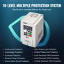 VFD 4HP, 3KW, 14A, 1 or 3 Phase AC 220V Input to 3 Phase AC 0-220V Output Variable Frequency Drive, 50/60Hz Input, 0-2000Hz Output VFD for Spindle Motor Speed Control Image 2
