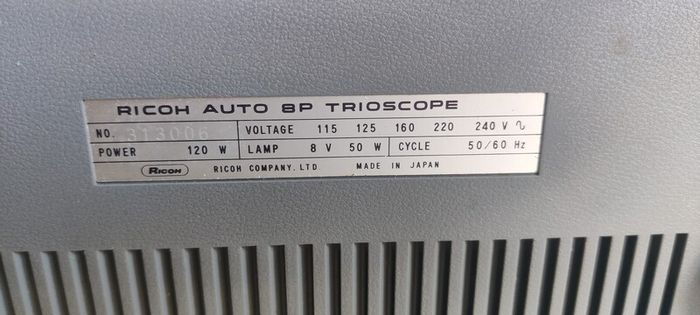 Vintage Ricoh Projector Trioscope