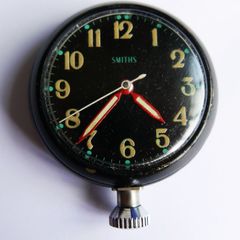 Vintage Hand Wind Smiths Motor Car Watch Clock (in working order)