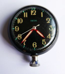 Vintage Hand Wind Smiths Motor Car Watch Clock (in working order)