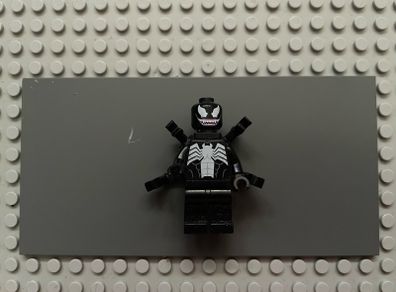 lego super heroes sh0664 Venom minifigure- Teeth Parted, 4 Back Appendages Small with Clips