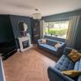 Navy Velvet Sofas (Harvey Norman) Image 6