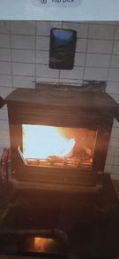 Stove with back boiler