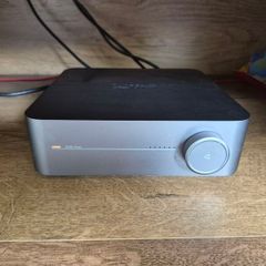 WiiM Amp + Boston Dynamics Active Sub + Bookshelf Speakers