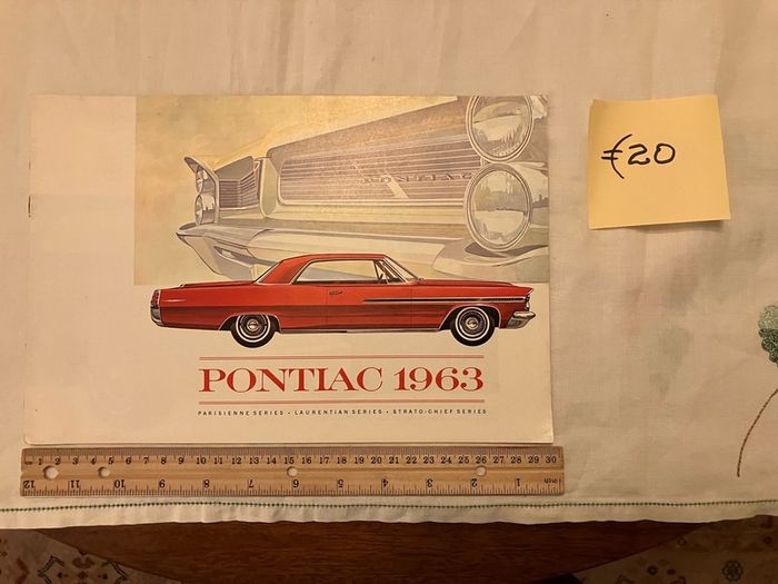 American car brochures. 1950s, 1960s and 1980s
