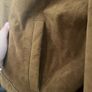 mens bomber jacket zip up suede feel Image 5