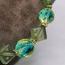 Vintage Italian Murano  bicolour Uranium necklace Image 4