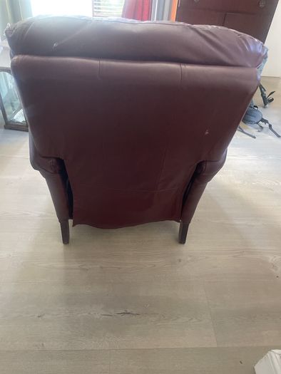 leather recliner armchair
