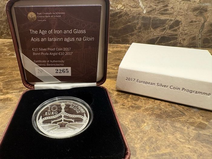 Ha'penny Bridge 10 Euro Silver Coin