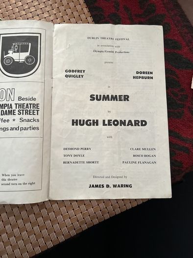 Souvenir program