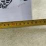 2 Papper Weight , Brass Papper Weight marked ISLAND 12.00 euro. Cleare Risen Tile Papper Weight.with black velvet on the back.10.00 euro. Image 9