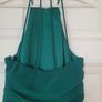 Lipsy size 10 emerald green ruched maxi dress, worn once Image 3