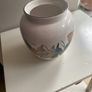 Large Hand Painted Avoca Blue  Canister with lid Image 8