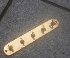 Brass hanger