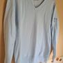 womens callaway golf jumper sweater Size Small baby blue v neck Image 4