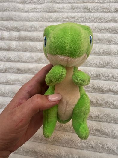 Dinky Dinos Green Dinosaur Plush Soft approx. 15 cm. Used Please see photos