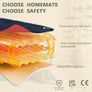 Heated Blanket Electric Throw 130x160cm, 1/2/4/6/8 Hours Auto-Off 10 Heat Level Digital Control, Over-Heat Protection Flannel Sherpa Washable Blanket Navyblue Image 3