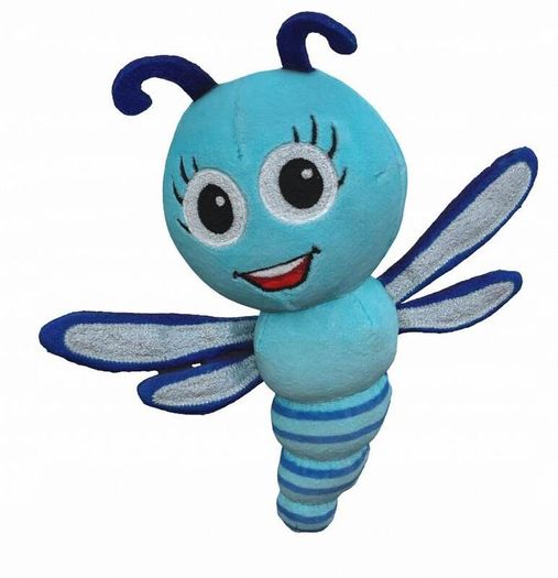 Gang of coolies mascot DRAGONFLY VIOLA