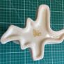 Belleek Fine China Tree Trunk  Shamrock Triple Bud Vase Image 7