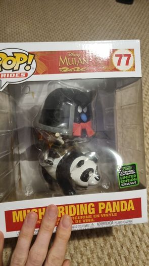 Mulan Mushu Riding Panda (6 Inch)