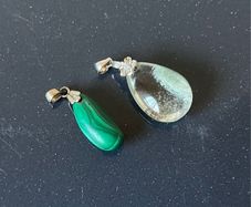 Silver Gemstone Pendant
