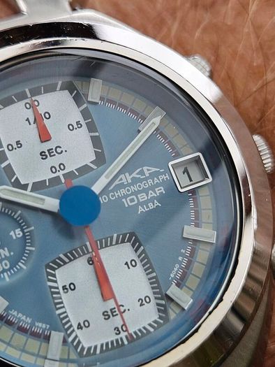 Watch Seiko Aka Alba Chronograph