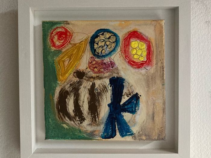 Original Abstract Painting Floral  Painting Contemporary Irish Art Fairy Art