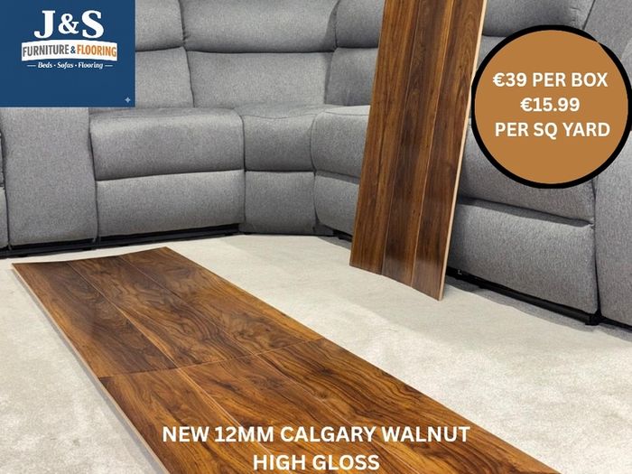 High Gloss 12MM Flooring Available