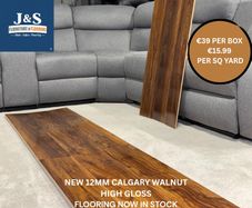 High Gloss 12MM Flooring Available