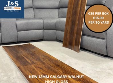 High Gloss 12MM Flooring Available