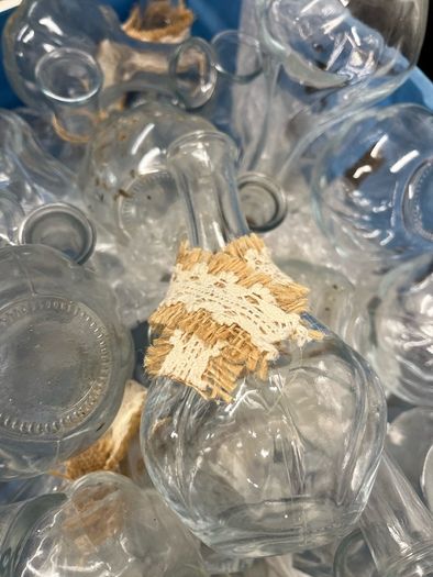 glass bottles