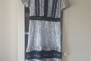 Pale blue lace dress