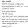 Mac Studio M1 Max 64 GB 1TB 32 GPU Cores Image 6