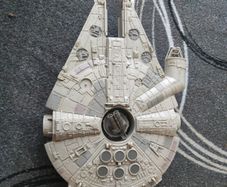 Vintage Star Wars Micro Machines Millenium Falcon Playset 1995 Lewis Galoob Toys