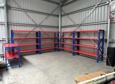 New Shelving / Racking For Sheds Garages Homes