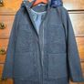 Debenhams Ladies Navy Blue Winter Coat With Hood - Size 8 Image 2