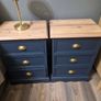 solid wood bedside lockers Image 6