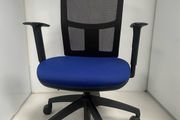 Blue office chairs
