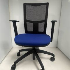 Blue office chairs
