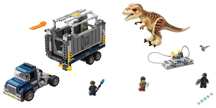 Lego Jurassic World T. rex Transport 75933