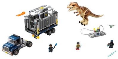 Lego Jurassic World T. rex Transport 75933