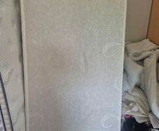 Single bed base and mattress