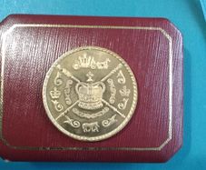 Isle Of Man  Crown Gold   Plated