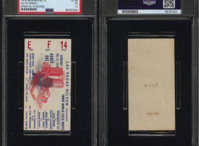 Muhammad Ali vs Leon Spinks Ticket - PSA 1.5 Stub - Boxing 1978 - 0031