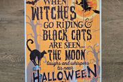 Large Halloween poster canvas