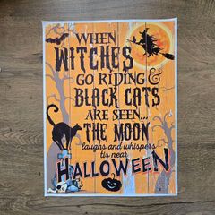 Halloween poster canvas