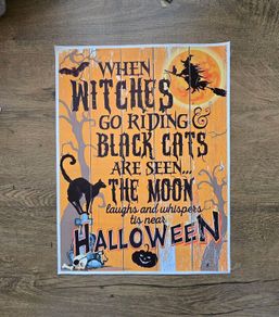 Halloween poster canvas
