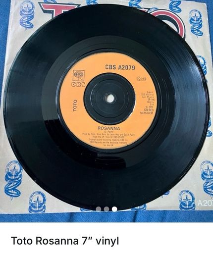 Toto Rosanna 7" single